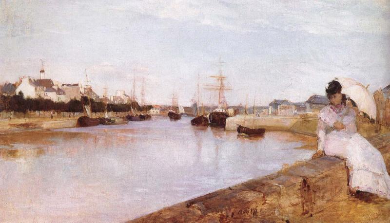 Berthe Morisot The port of Lorient